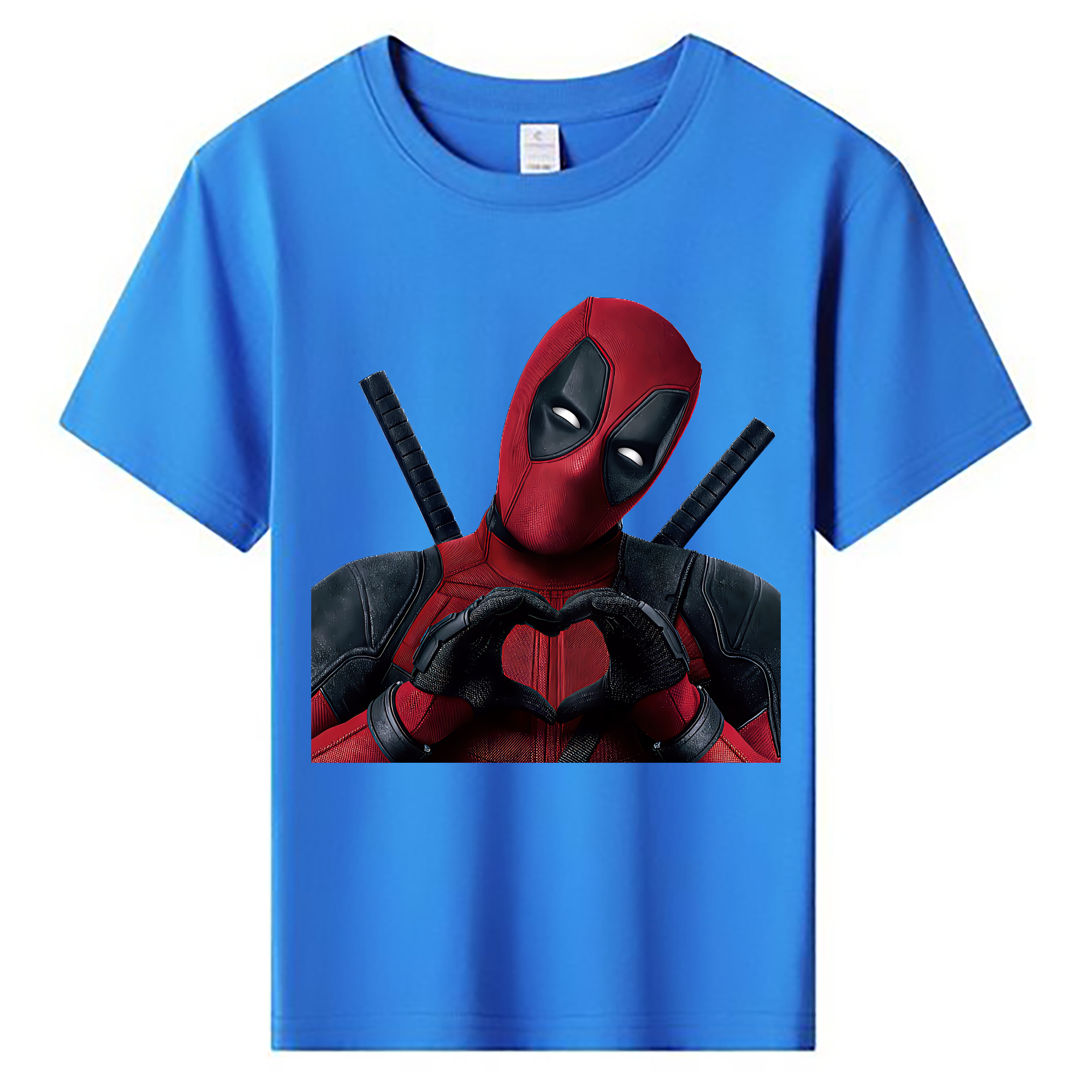 （画像用） Deadpool デッドプール 綿100％キッズTシャツ（フロントプリント）